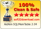 100% Clean and Safe to install Soft32Download Award:
Product is 100% clean of adware/spyware/trojans/viruses and it is safe to install
